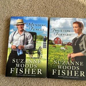 Mending Fences and Two Steps Forward Books by Suzanne Woods Fisher